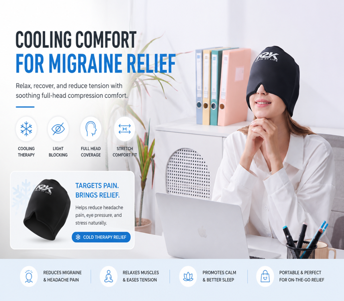 K2K PrimePath Migraine Relief Cap: A Simple Solution for Fast, Drug-Free Comfort