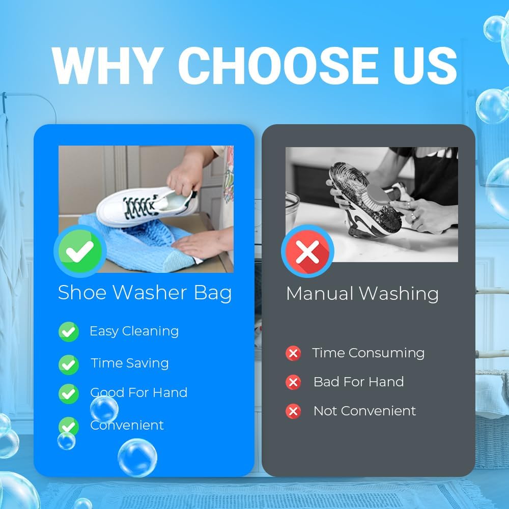 EPSCY Shoe Washing Machine Bags