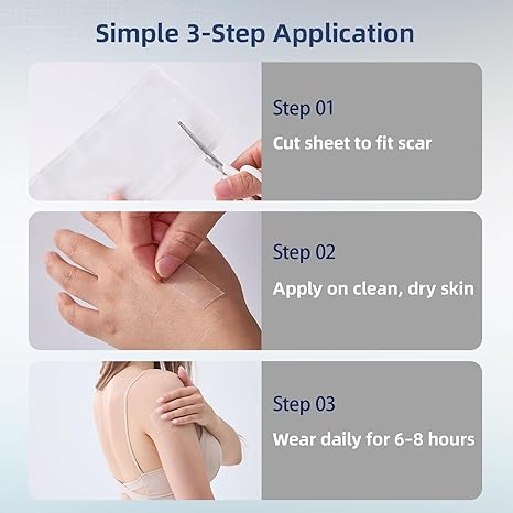 K2K PrimePath Advanced Silicone Scar Sheets