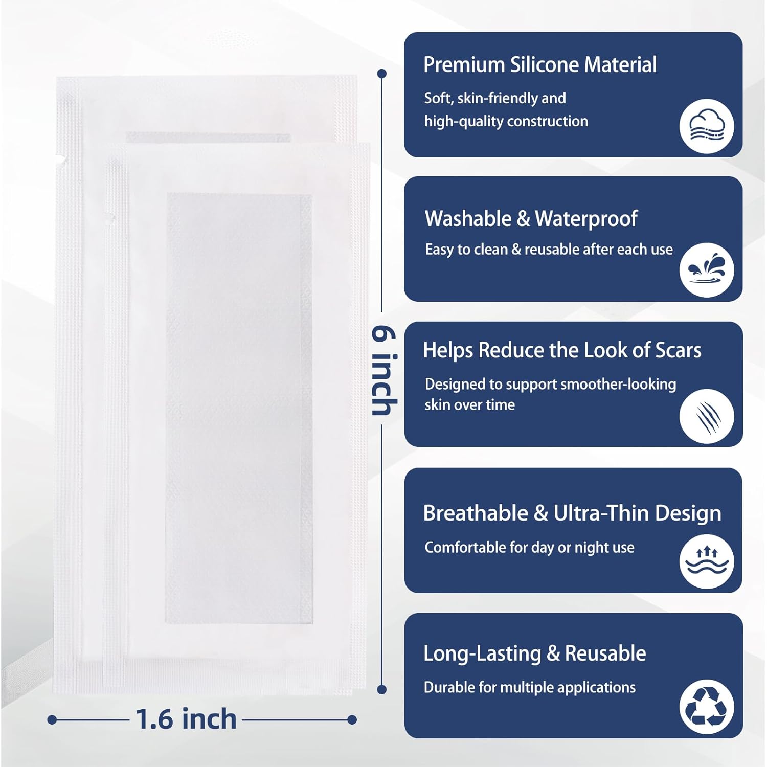 K2K PrimePath Advanced Silicone Scar Sheets