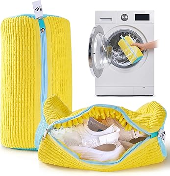 EPSCY Shoe Washing Machine Bags - Reusable Sneaker Laundry Shoe Bag with 360° Deep Clean Mesh