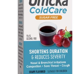 Umcka ColdCare Umcka ColdCare Herbal cold remedy Sugar-free syrup Grape-flavored Non-drowsy Cough and congestion relief Natural remedy Immune-boosting ingredients Common cold symptoms Healthier option Adults and children. Umcka ColdCare Cough syrup Healthier option Sugar content Daily activities Adults and children Cold and flu season Fast relief Congestion Sore throat Common cold symptoms Immune-boosting ingredients Natural remedy Grape-flavored Added sugar Herbal solution Holistic approach Non-drowsy