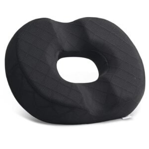 EPSCY Ergonomic Memory Foam Donut Cushion, Pressure-Reducing Seat Support for Enhanced Comfort, Ideal for Office, Car, Wheelchair, Post-Sitting Recovery & Everyday Seating, Breathable Removable Cover